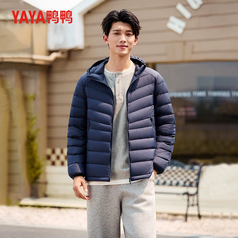 YAYA鸭鸭羽绒服难宽松显瘦外套秋冬加厚保暖简约百搭休闲外穿上衣