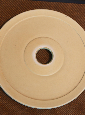 汝瓷和氏璧摆件家居玄关饰品汝窑平安扣陶瓷酒柜装饰送礼礼盒乔迁