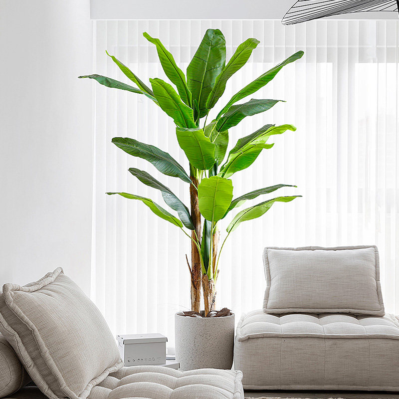 大型仿真植物芭蕉树绿巨人热带大叶盆栽装饰假绿植客厅室内