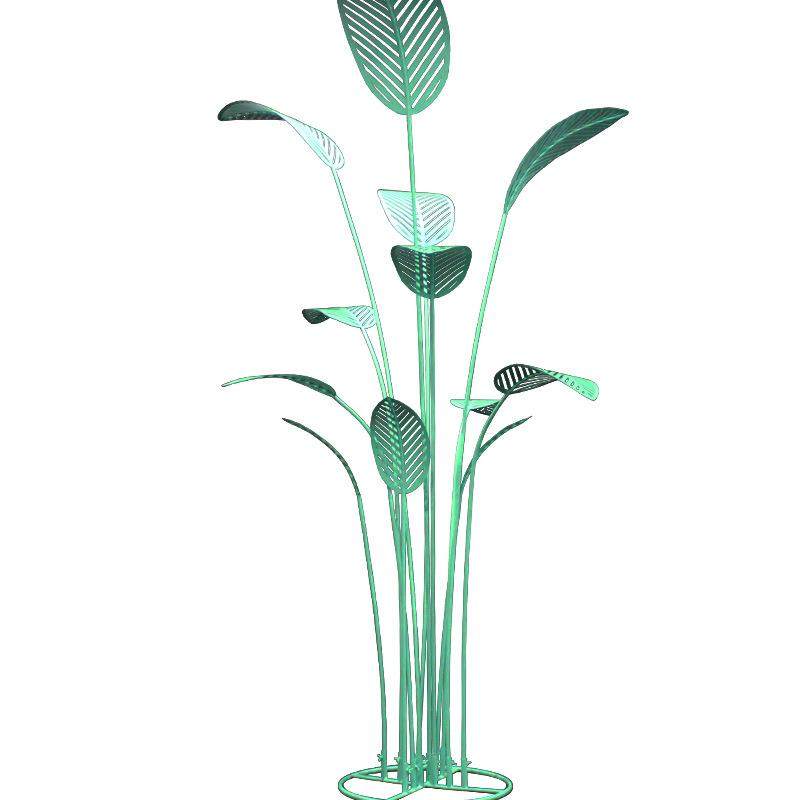 铁艺创意装饰芭蕉树叶落地摆件美陈橱窗场景布置服装店铺摆饰轻奢