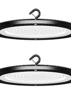 OB工灯fo飞碟灯圆形地下u室ONY仓库吊灯矿车间线性LED高棚灯D矿工