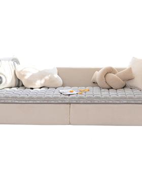 外贸坐韩式毛绒拼接高通档头垫馒沙发垫四季www20229用加厚实木客