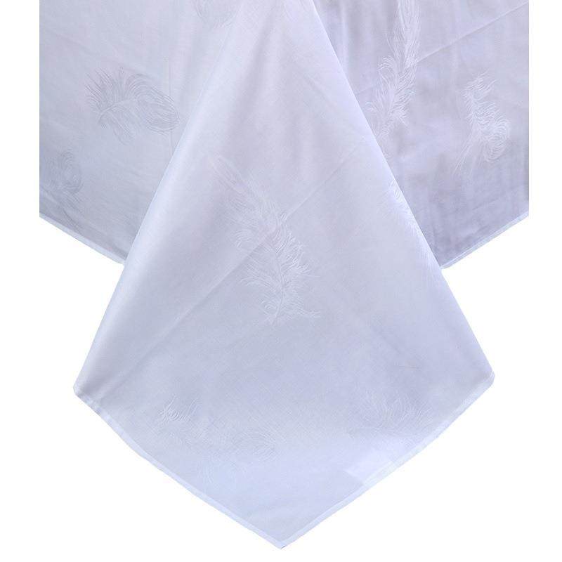 星级酒店四件套全棉白色提花贡缎床单被套枕套宾馆民宿床上用品