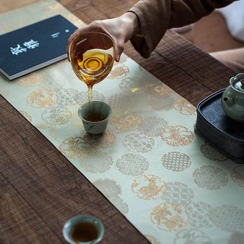 织锦缎桌兔中式红色茶席双旗面桌长zcpj207款新年中玉国红布艺吸,餐饮具,整套茶具,淘宝优惠券,粉丝福利购,淘宝优惠卷