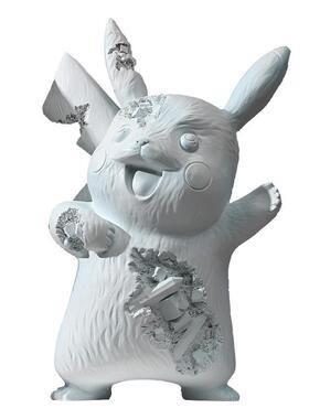 设计师款皮卡丘雕塑摆件艺术创意客厅玄关桌面房间装饰品轻奢礼物