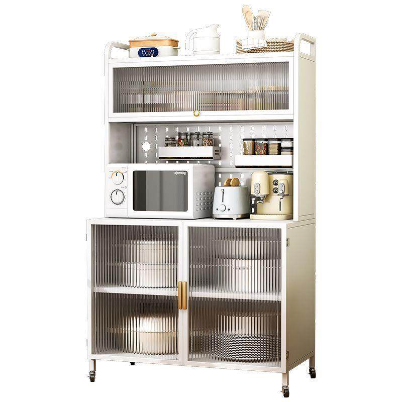 波厨房置物带门落地多橱柜微炉烤架箱电器置物层储物碗柜0525门收,厨房/烹饪用具,抹布架/厨房清洁收纳架,淘宝优惠券,粉丝福利购,淘宝优惠卷