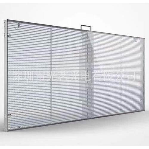 大量供应LED玻璃屏LED贴膜屏LED透明屏玻璃LED显示屏透明高亮显示