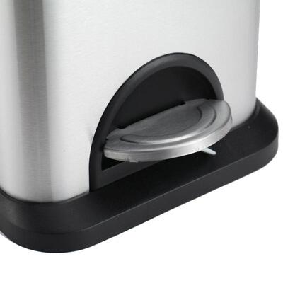 ho锈use不钢垃垃圾桶长方形脚踏圾947603桶i15升厨房酒店卫生间现