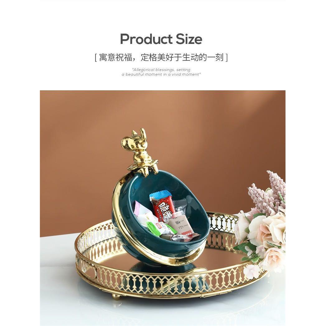 门厅玄关钥匙收纳摆件客厅鞋柜门口放钥匙创意个性摆设北欧收纳盒