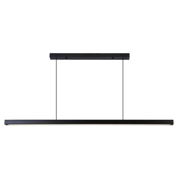 餐厅吊灯现代简约北欧极简餐桌吧台办公室led一字长条设计师灯具