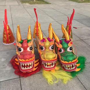 舞龙九道具龙灯吧舞狮酒夜光龙狮烫金DJT展示演节龙头灯表光布