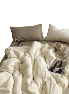 n套s主混i搭四件套水洗棉床单被1.8床上158662用品学生宿舍三件套