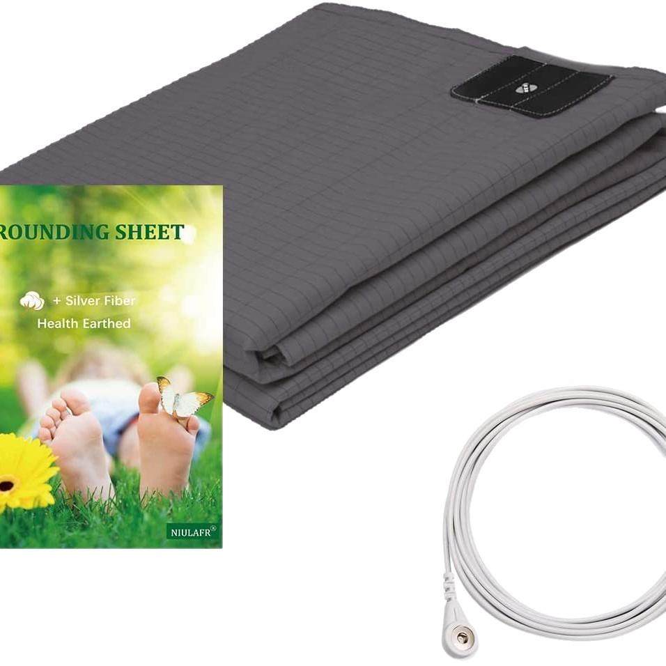 灰色银离子床单接地银棉床单防静电接地床单接地床单Earthing