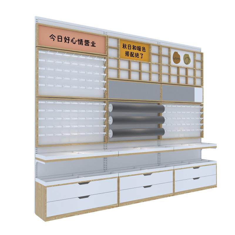 精品饰品店货架展示架耳环架展示柜项链首饰展架木卡店铺陈列展柜
