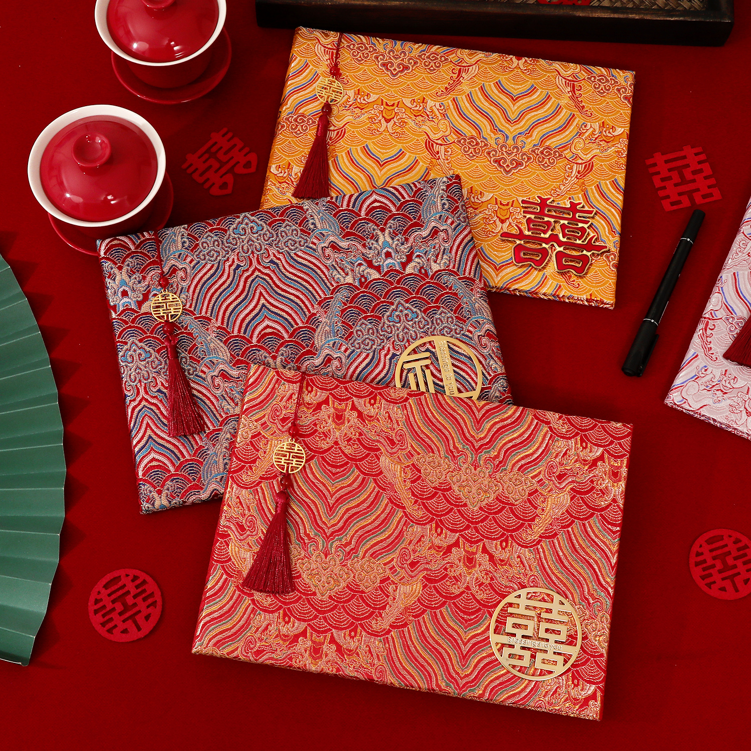 礼金簿婚礼喜事记账本嘉宾礼簿创意礼单结婚人情簿记账本礼帐本