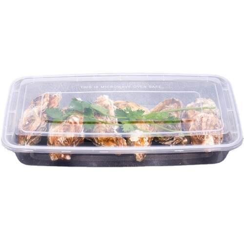 1350/2000/3600ml长方形鱼打包盒烤鱼烤串外卖餐盒饭盒食品级