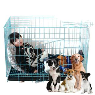 大型犬阿拉斯加特大号狗笼金毛萨摩哈士奇中小型犬泰迪比熊狗笼子