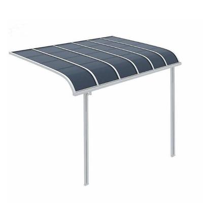 铝合金耐力板雨棚屋檐家用遮阳棚阳台防晒遮雨露台棚庭院车棚