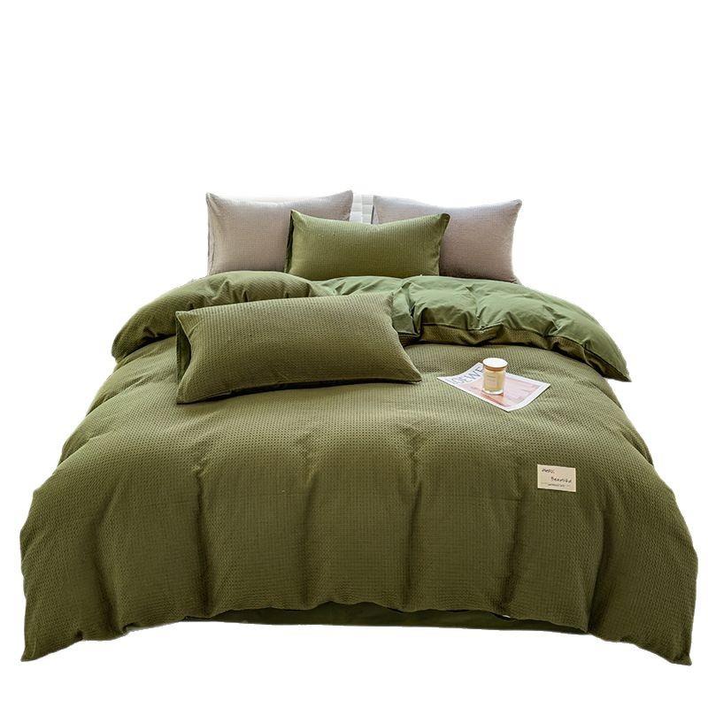 华加夫格提单花四件套双人被罩学生宿舍人被套大季款bg四家用三件