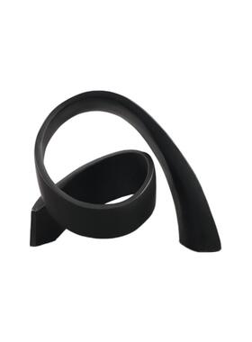 欧式轻奢异形几何树脂扭曲线条艺术飘带摆件玄关电视柜家居装饰品