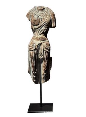 复古东方维纳斯残身佛树脂装饰摆件玄关酒柜办公室展示架装饰品