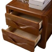 实木卧室床头柜储物柜简约抽屉收纳柜家用小型床边柜置物架多功能