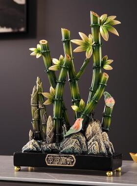节节高升富贵竹子摆件时来运转客厅电视柜装饰办公室乔迁新居礼品