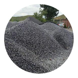 厂家供应黑色石子黑色磨圆石子道路铺面用黑色砾石水洗石玄武岩