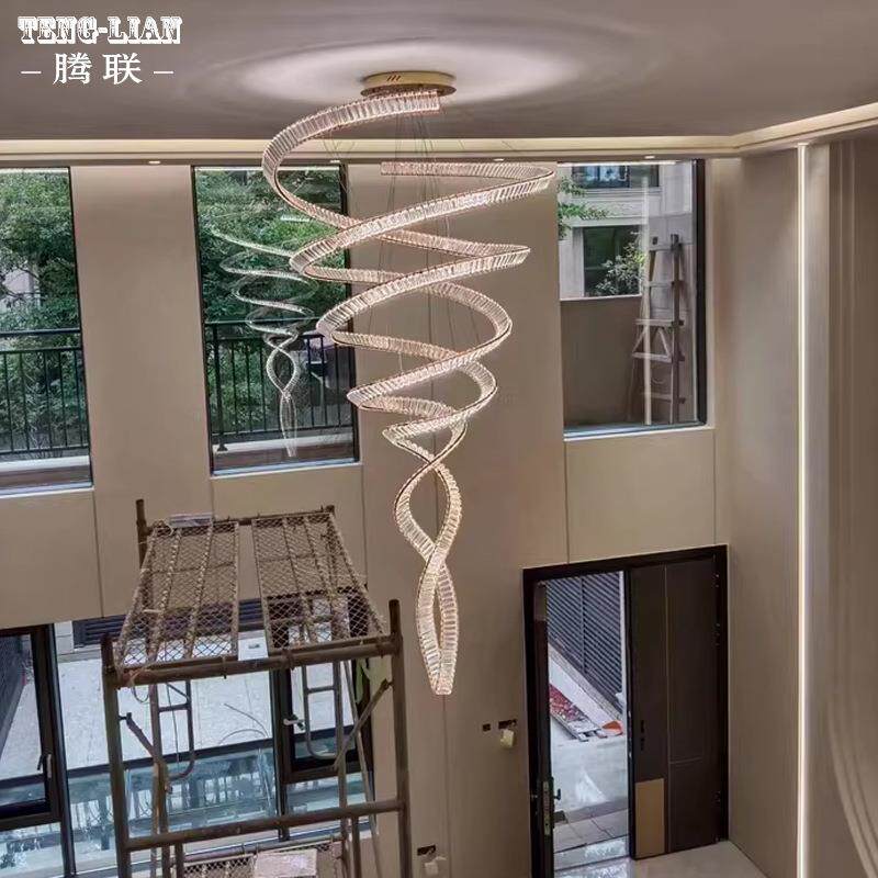 意式极简轻奢长方形椭圆形岩板奢石餐桌别墅大户型餐台1.6米吊灯