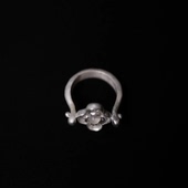 甜过初恋 雕刻设计复古设计女生高级感叠戴指环食指戒女首饰