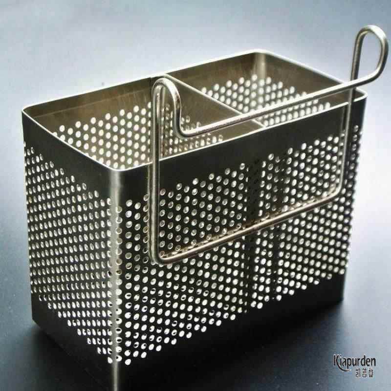 消毒柜可挂筷子篮不锈钢刀叉收纳盒沥水网置物架洗碗机筷子笼筒篓