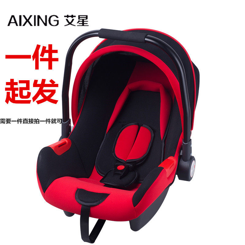 新生的儿婴儿坐车睡觉神器手提睡篮车载篮子出门小睡窝宝宝床平躺