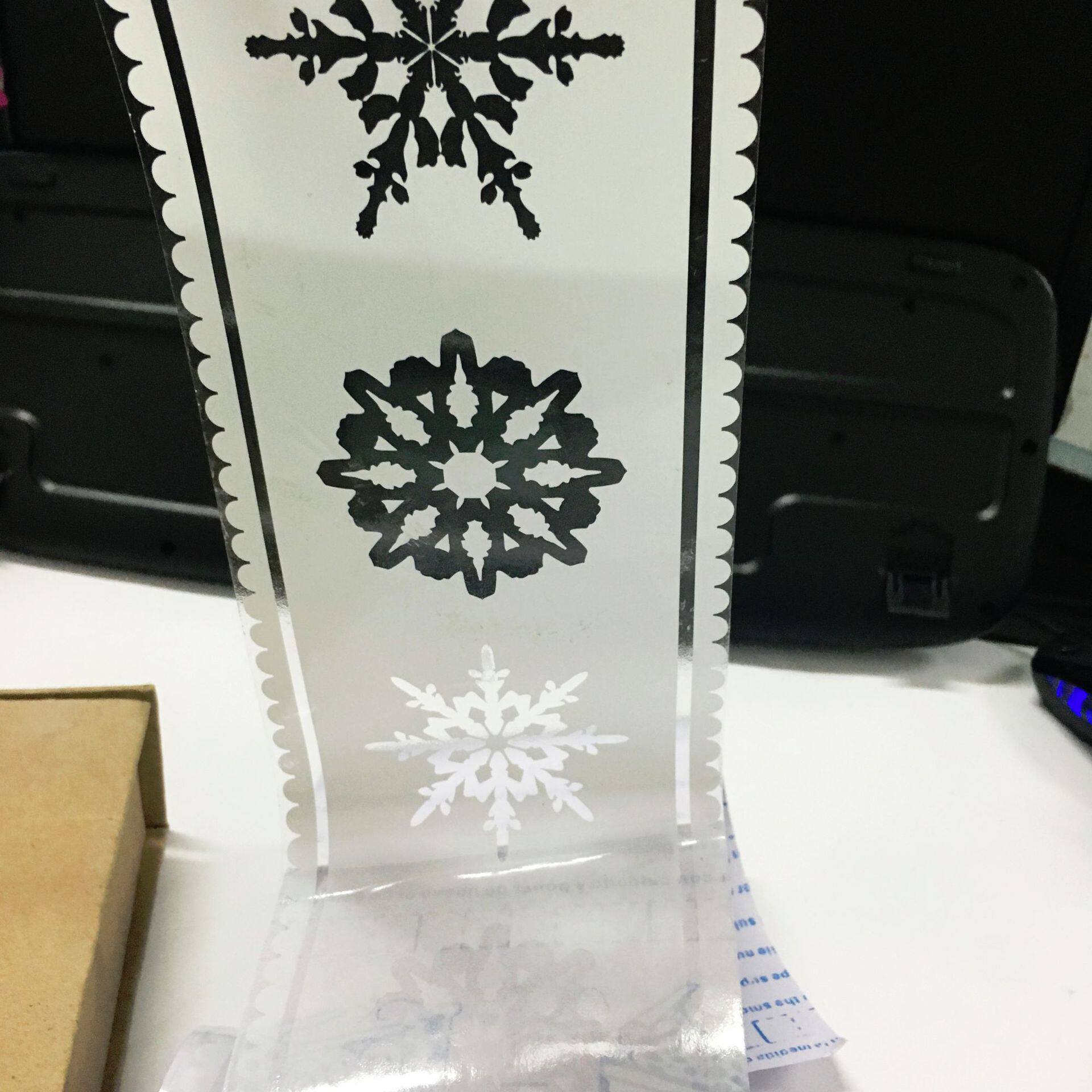 新款墙贴 窗花蕾丝花边镜子贴纸 现代玻璃贴门店装饰壁纸腰线