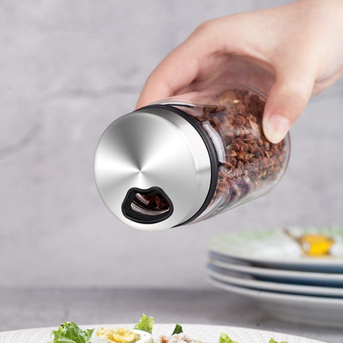 德系高硼硅玻璃调料罐调味瓶家用烧烤撒粉撒料瓶厨房味精盐罐套装