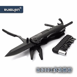 多功能折叠钳g老虎钳军工荒野求生装备刀螺丝刀多用便携户外折叠