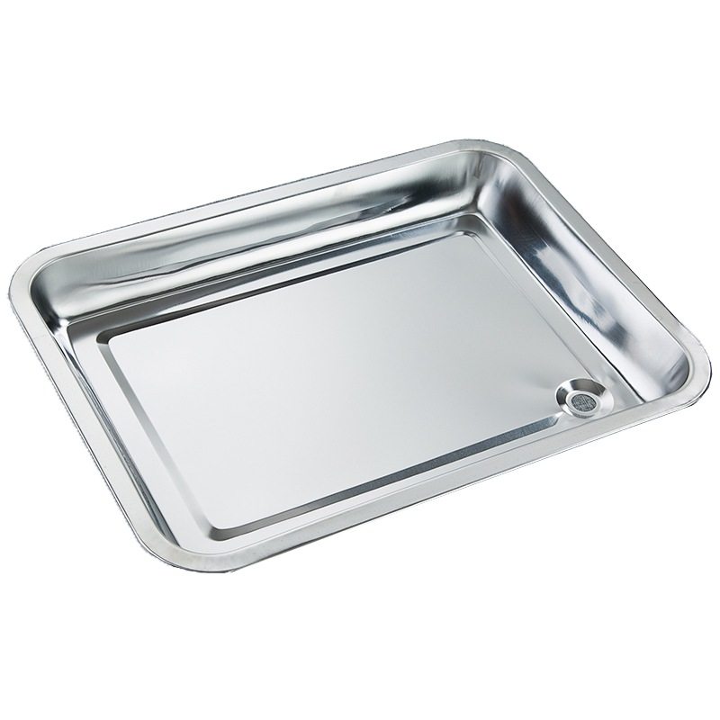 茶桌接水托盘漏水加厚底盘实木茶C台嵌入式不锈钢茶盘带排水管配,餐饮具,茶盘,淘宝优惠券,粉丝福利购,淘宝优惠卷