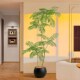 蓝花楹仿a真背景墙装 饰造景仿生绿植假树客厅大型落地植物盆栽摆