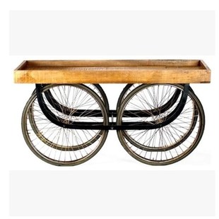 美式 餐车推车餐饮车复古实 乡村铁e艺餐车水果货架水果展示架欧式