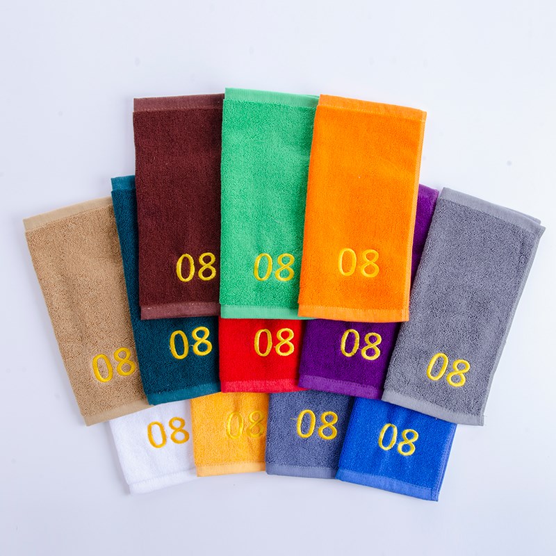 纯棉4d厨房管理专用毛巾带数x字饭店餐厅擦手抹布商用酒店白长方