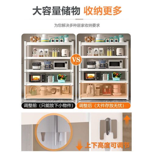 仓储货架置物架展示架家用仓库阳台超市角钢铁架T收纳架简易货物
