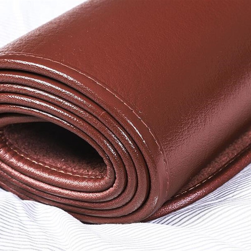 头层水牛皮凉席软硬席1.5m 1.8米床加J厚牛皮席三件套夏季真皮席