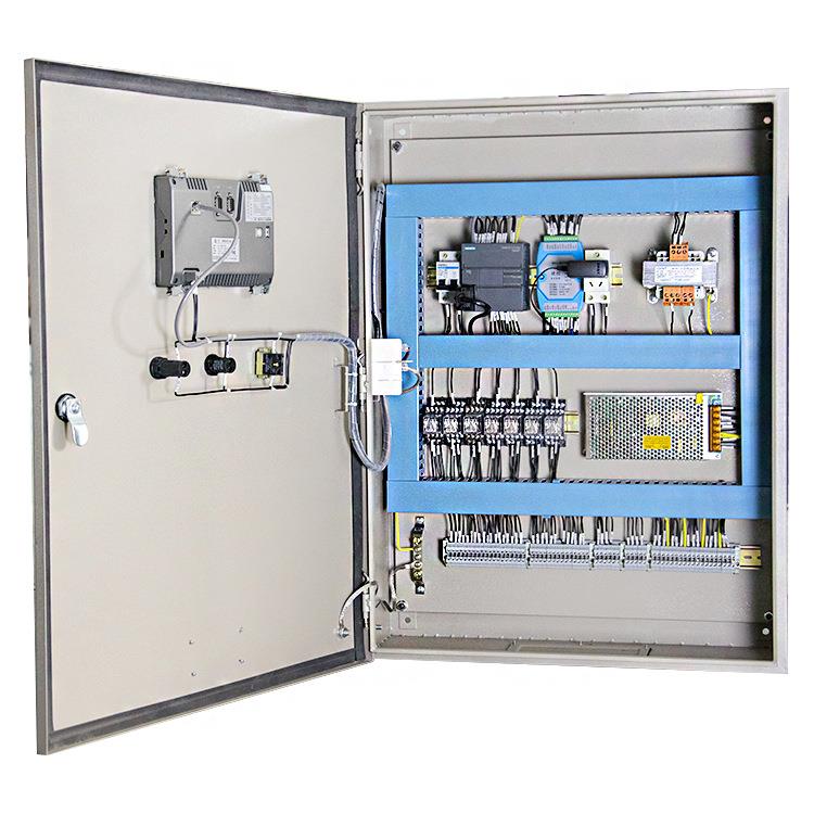 空调机组PLC自站控箱 换热水泵频控制间柜 高大空无线元器件控变