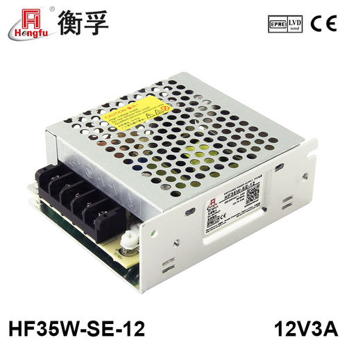 HF35W-SE-12衡孚电源AC220V转直流DC12V3A单路输出经济型开关电源