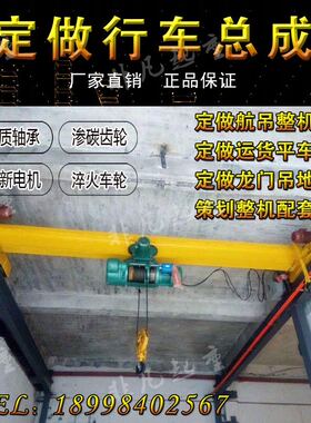 【定做】行车天车单梁起重机龙门吊机环链钢丝绳电动葫芦双梁行吊