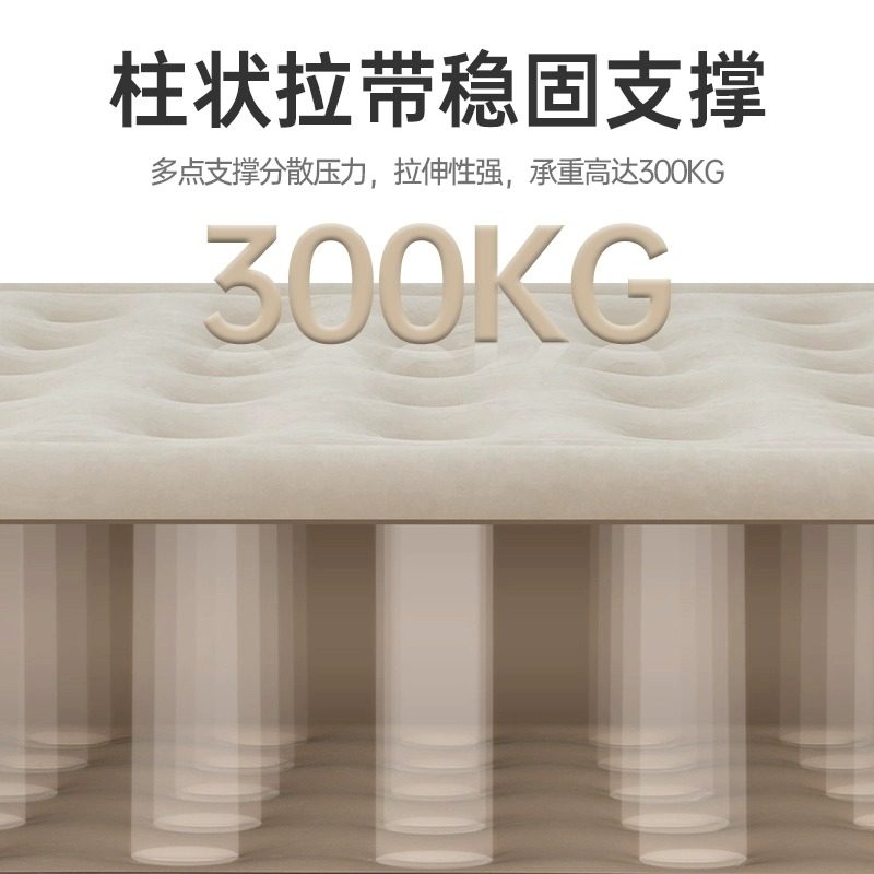 蜗牛叔叔a医院陪护充气床垫家用加厚单人可携式折叠护理床睡垫打