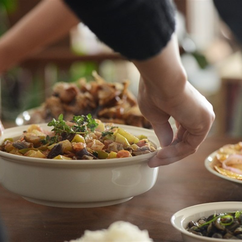 介直  月白钵 汤盆 烤盘 x深汤碗 果盆  陶瓷餐具 / 芥埴