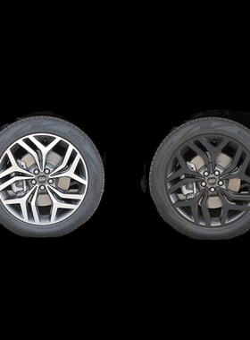 23款路虎揽胜极光L轮毂装饰贴改色贴2G122新极光l改装专用轮框贴