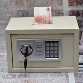 创意儿童密码 箱带锁存钱罐可存可取D大人用保险柜大容量储蓄罐钱