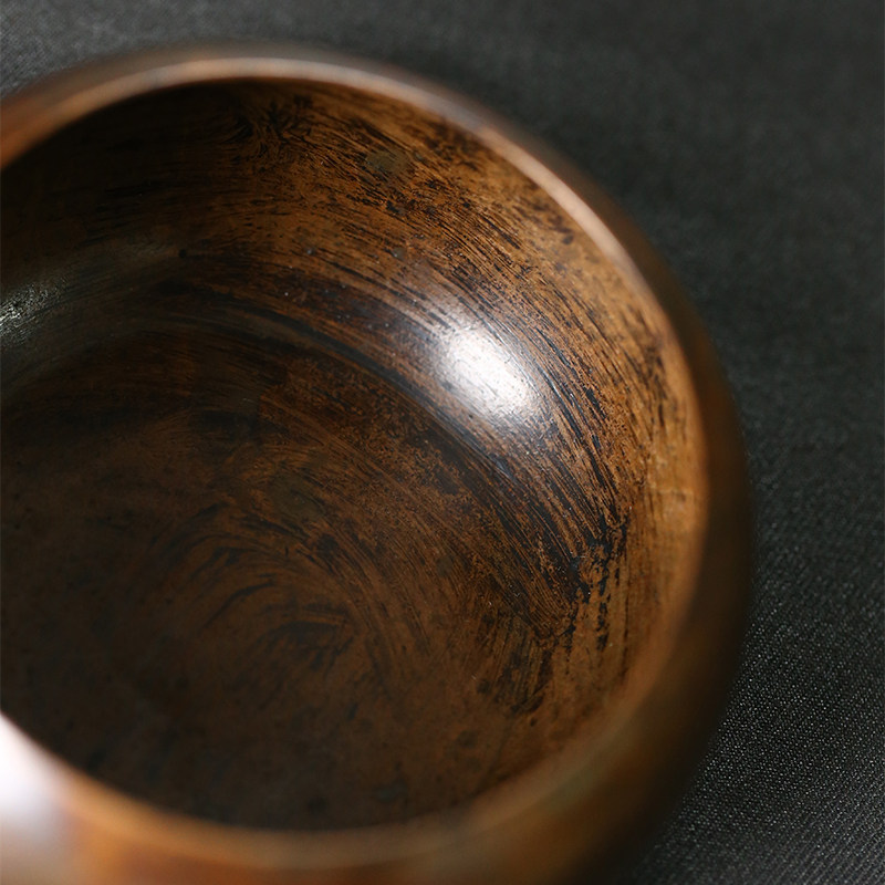 手工复古怀旧纯铜烟灰缸家用客厅车载烟缸烟盅防S烟飞创意个性小