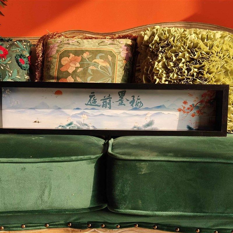 庭前墨梅泡泡玛特相框收纳盒展示Y盒长款防尘,收纳整理,手办收纳盒,淘宝优惠券,粉丝福利购,淘宝优惠卷